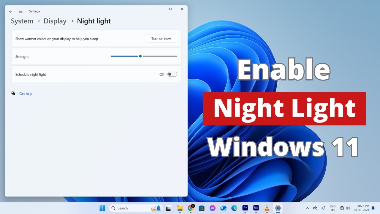 How to Enable or Disable Night Light in Windows 11