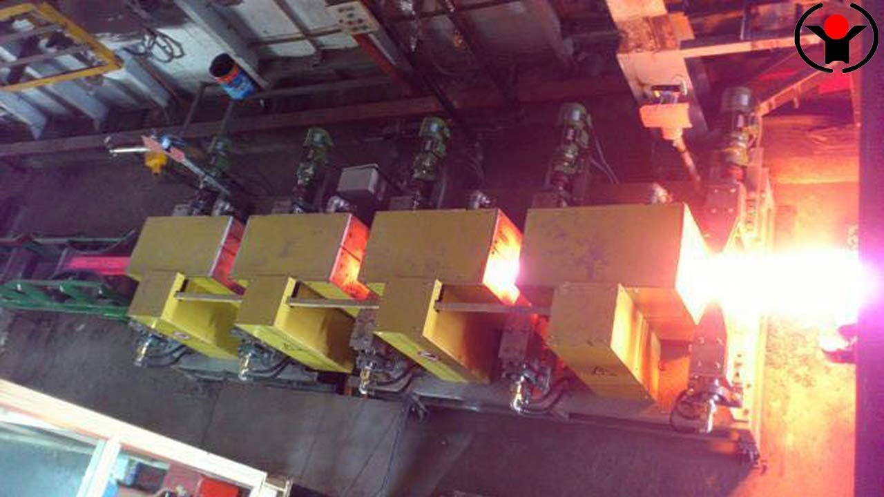 Forever Electrical billet induction heating system #steelbillet #inductionheating #billetheater