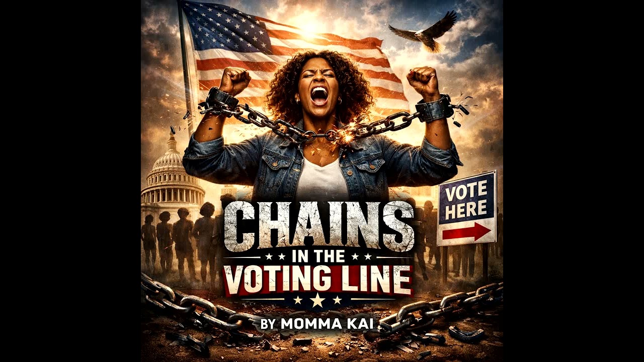Chains in the voting line By Momma Kai
