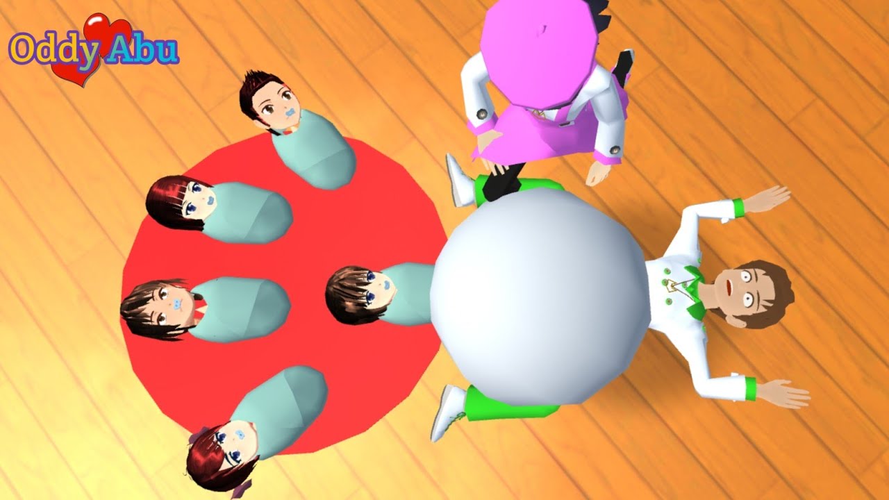 Bidan Mio Hamil Dokter Yuta Hamil Melahirkan Bareng 😝 Sakura School Simulator 