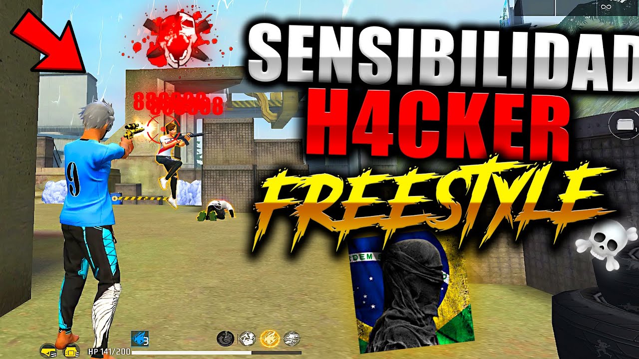 ¡PROBANDO LA *SENSIBILIDAD HACKER DEL REY DEL FREESTYLE! (SADX FF) 🇧🇷 👑👹 #freefire