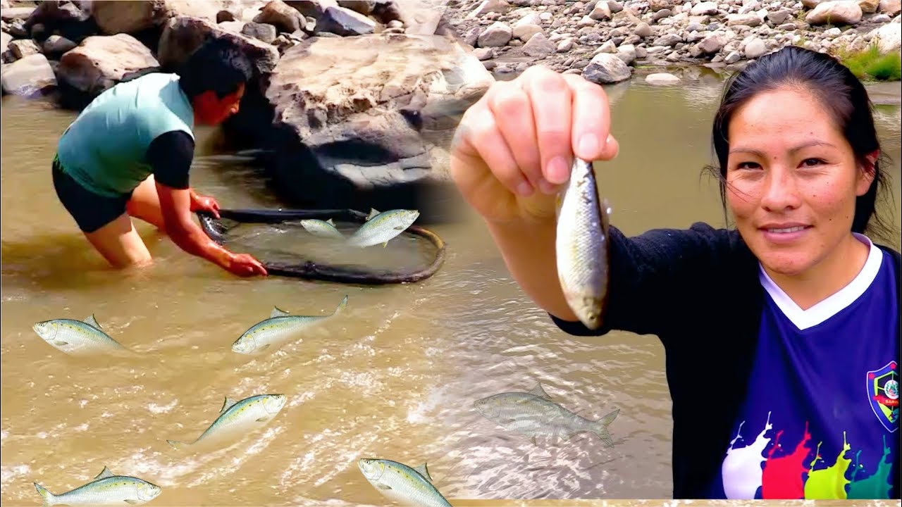 Mira este tipo de pescado que encontré en el rio😲