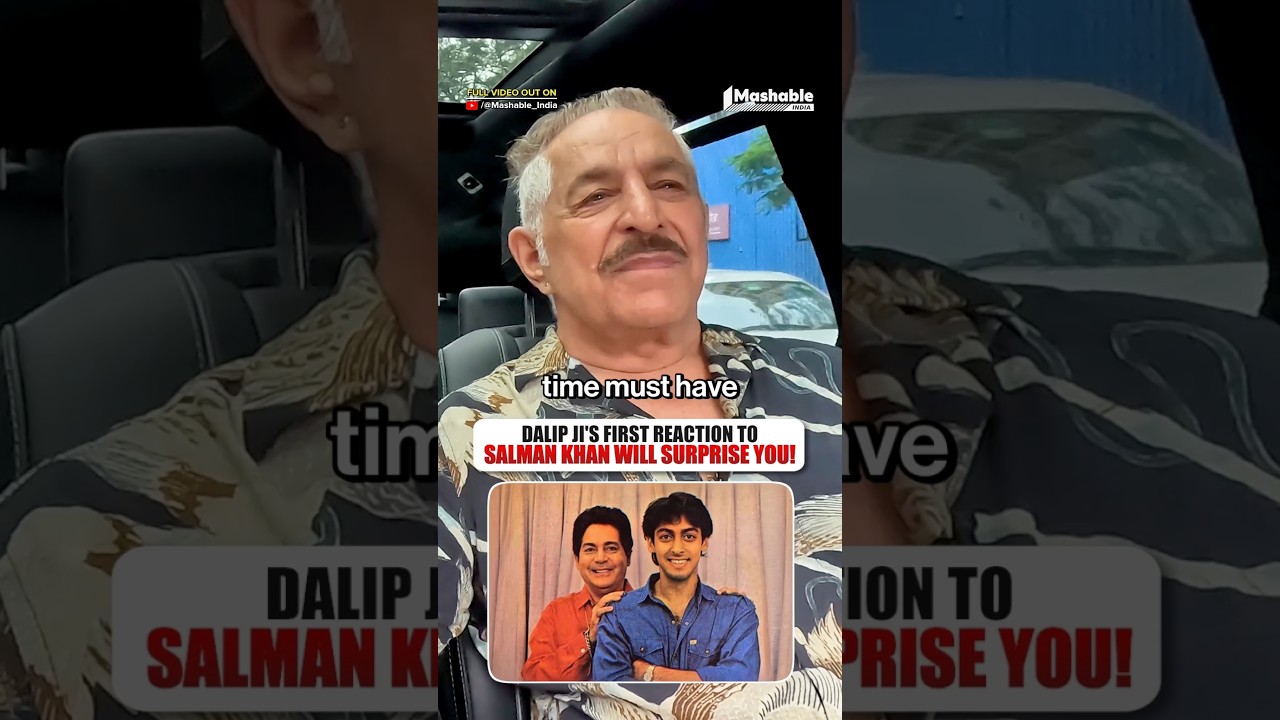 Dalip Tahil's Shocking Reaction to Salman Khan! 😱 | Mashable India | #viral #shorts