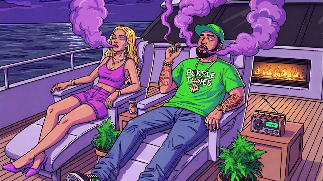 Low Light Thoughts Playlist - Best Of Purple Tunes  420 Vibe - Chill Rap - Stoner Mood