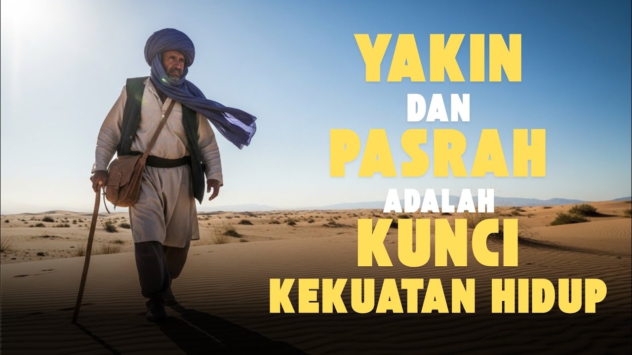 Kunci Hidup Tenang dan Masalah Teratasi : Yakin dan Pasrah kepada Allah