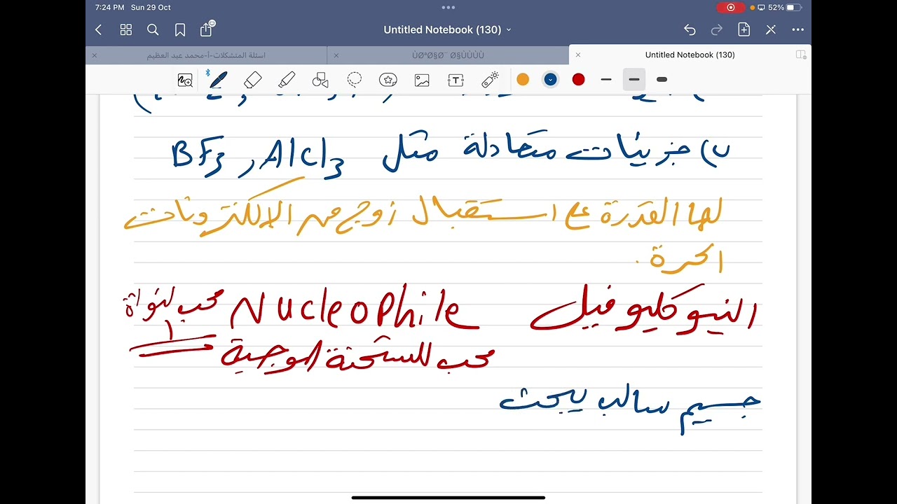 الاضافة الالكتروفيلية-ذ-محمد عبدالعظيم