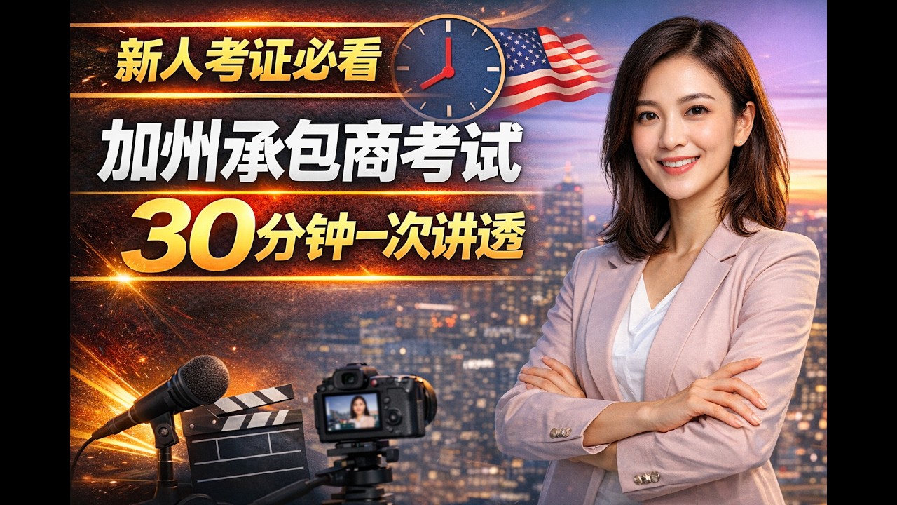 加州建筑承包商执照一