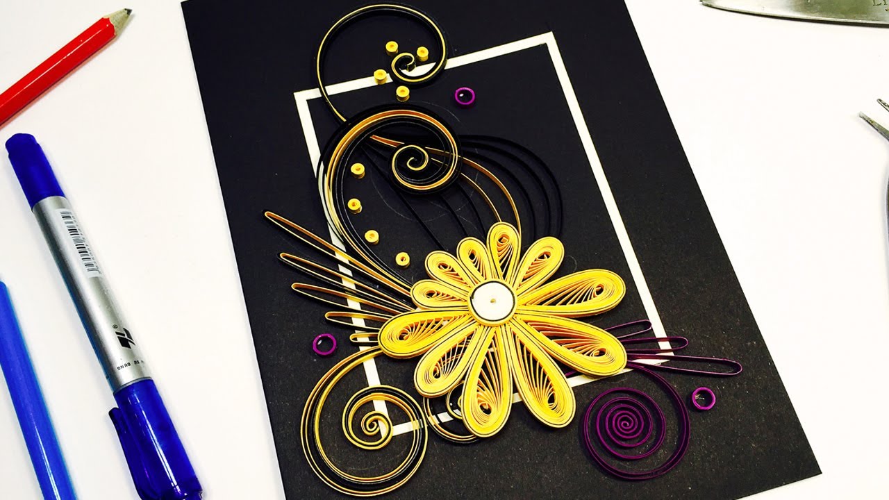 Nghệ thuật tranh giấy xoắn Quilling