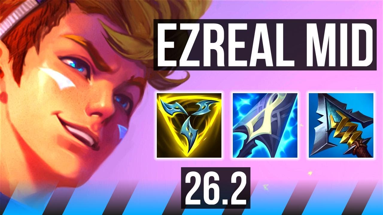 EZREAL vs TALIYAH (MID) | Good KDA: 24/1/7, 90K damage | EUW Diamond | 26.2