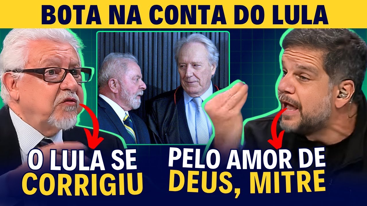 Jornalista DEFENDE Lula e leva ENQUADRO de Rodrigo Pimentel: 