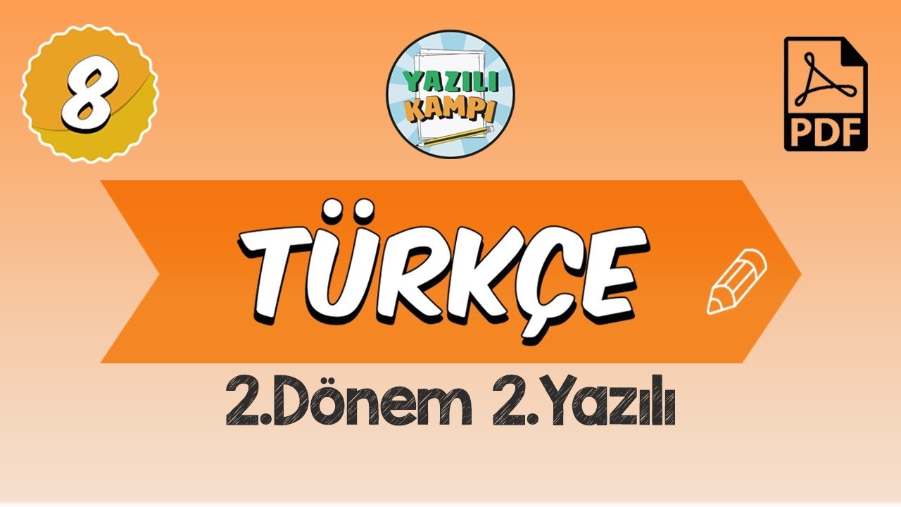 8.Sınıf Türkçe | 2.Dönem 2.Yazılı Provası
