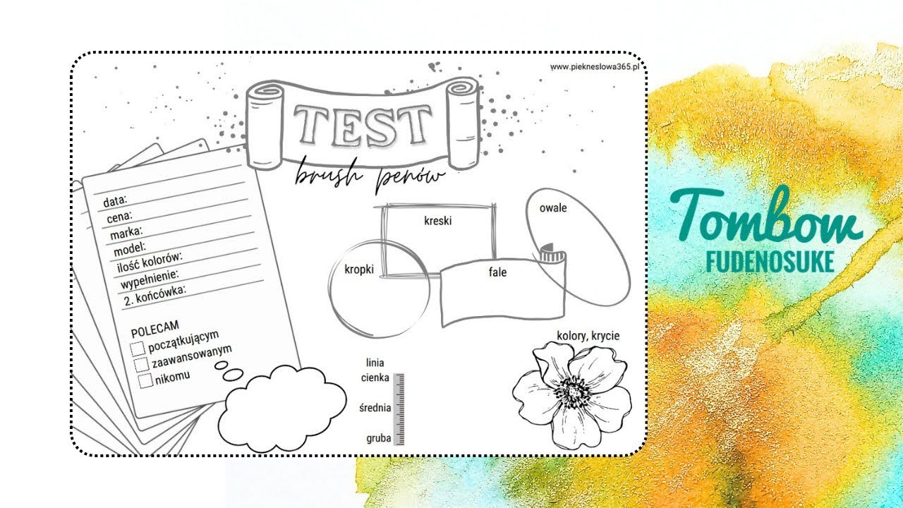 Tombow, Fudenosuke Brush Pen WS BS/BH [Test brush penów, odc. 15]