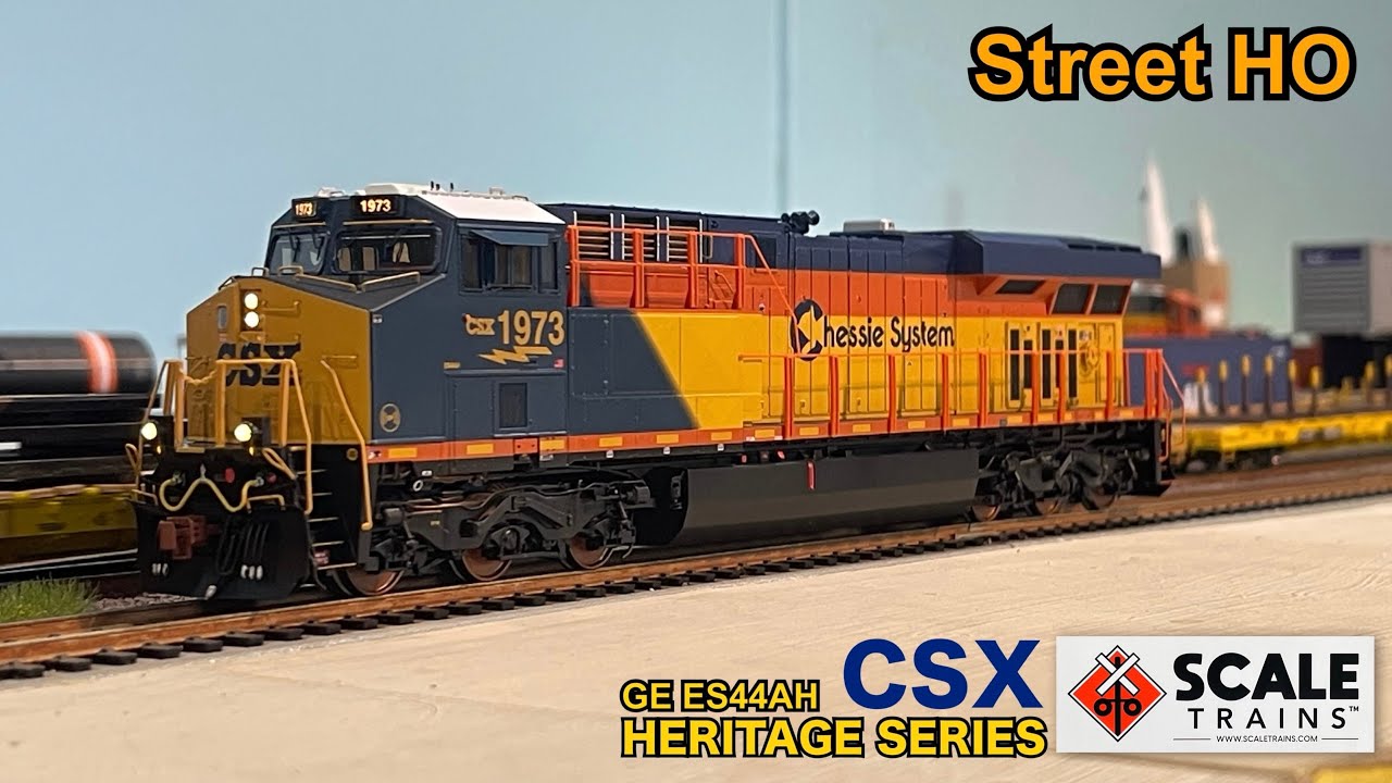 Street HO[TH] GE ES44AH CSX Chessie System Heritage by Scaletrains.com รถจักร CSX ลายพิเศษ