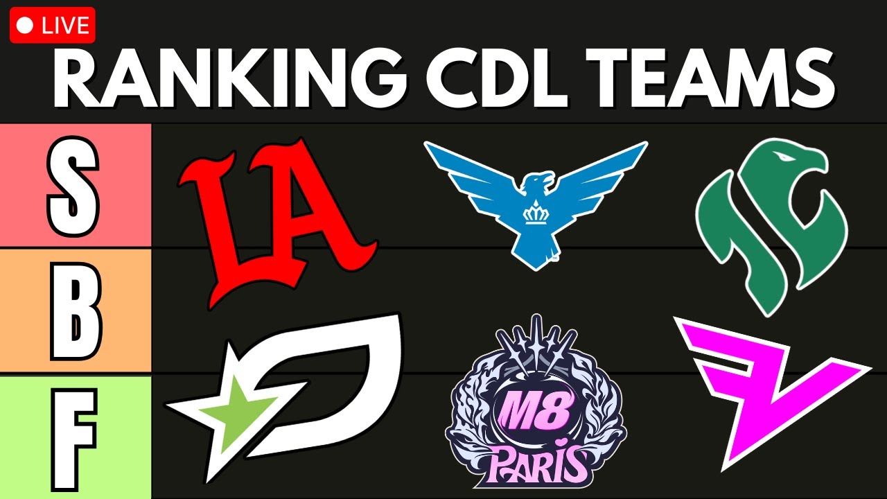 🔴CDL TIER LIST & PICKEMS | AROUND THE CDL LIVE