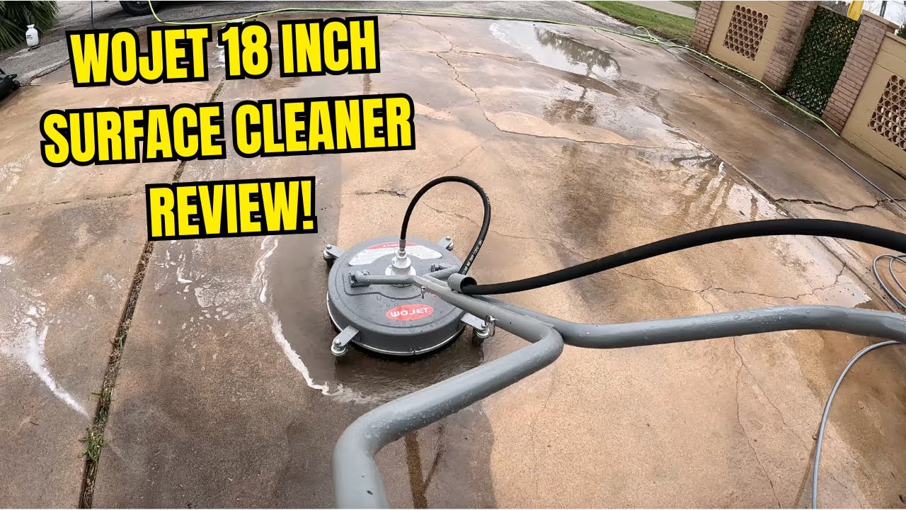 Reviewing the WOJET 18 Inch Surface Cleaner!