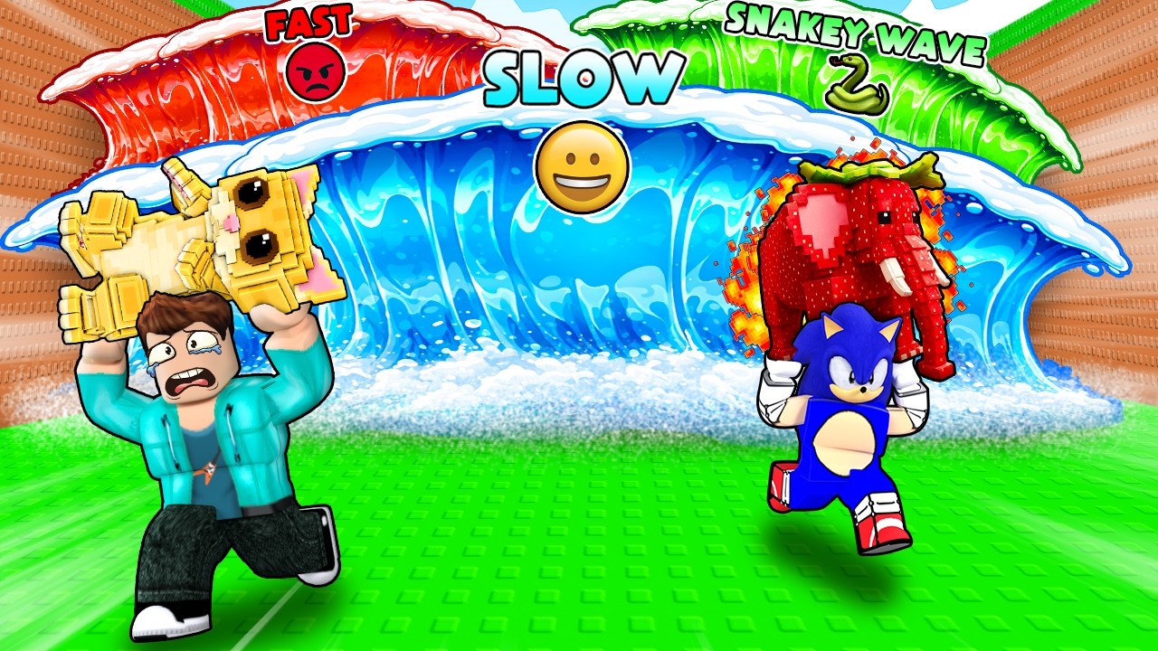 I USED WAVE MACHINE TO TROLL NOOBS IN TSUNAMI APOCALYPSE ROBLOX !!