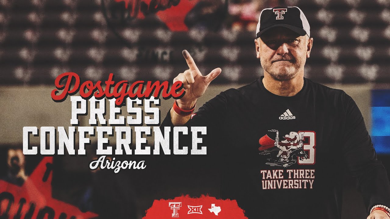 Texas Tech Football vs. Arizona: Postgame Press Conference | Oct. 5, 2024