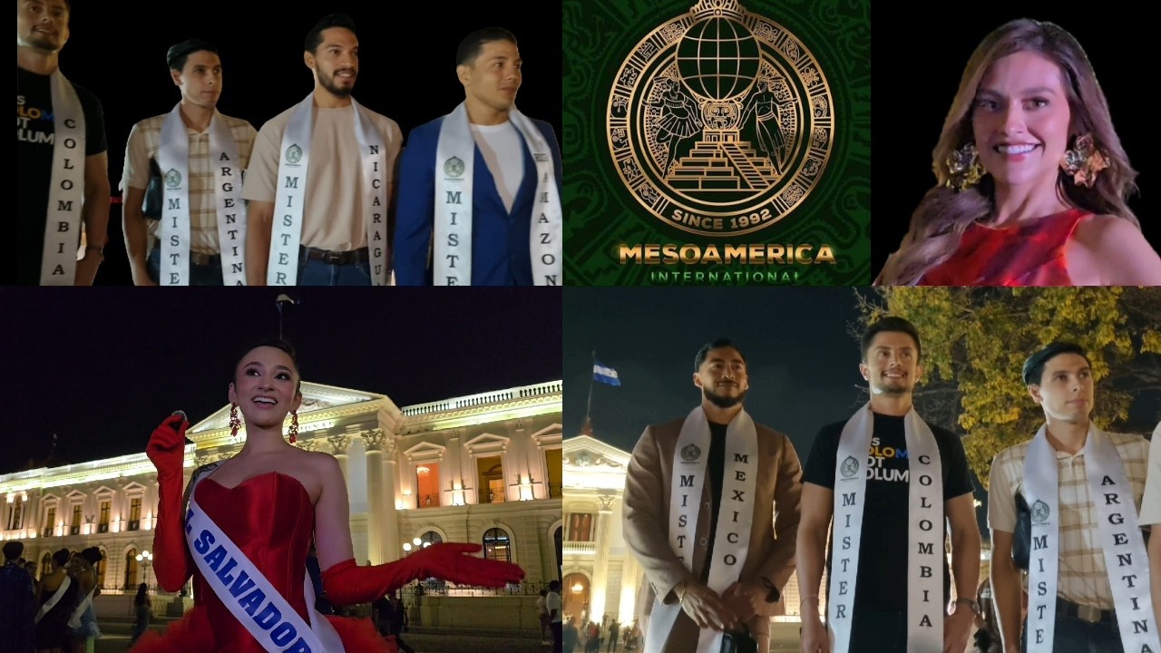 Glamour y cultura con Miss y Mister mesoamerica 34 edición #elsalvador #2026