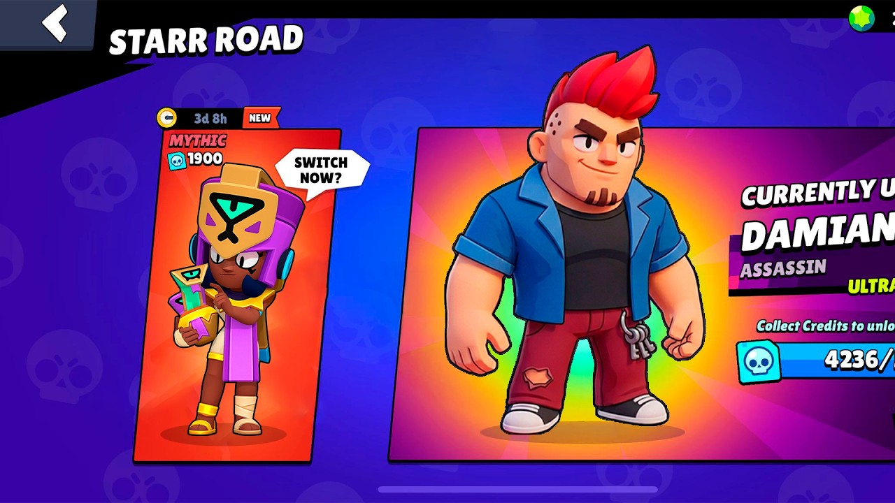 😱NEW BRAWLER DAMIAN!!🎁🔥 - Brawl Stars FREE GIFTS
