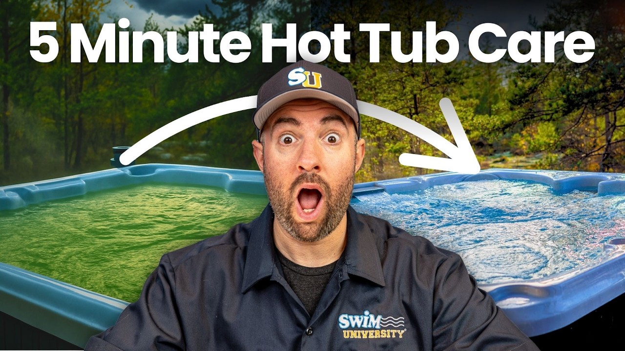 Hot Tub Maintenance in 5 Minutes (Easy Steps for Clear Spa Water)