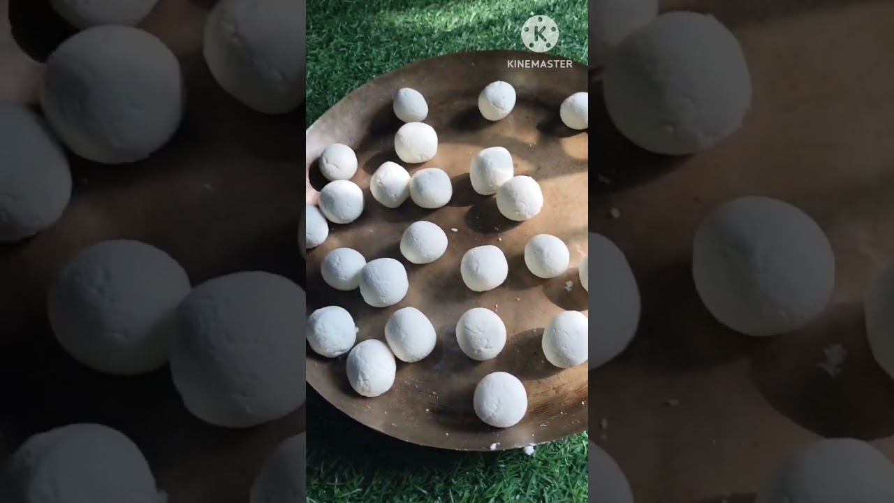 Ghar per banaa Hua soft rasgulla 