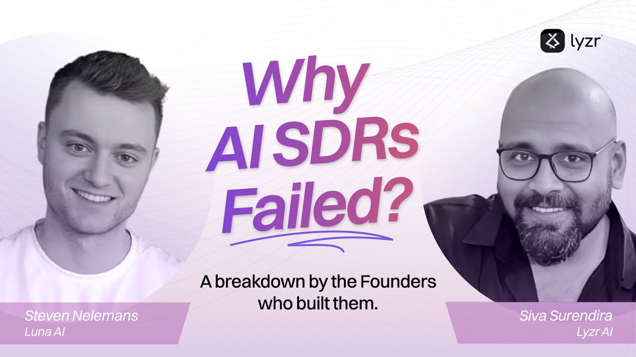 Why AI SDRs Failed &mdash; A Breakdown by the Founders Who Built Them