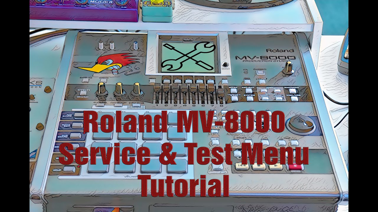 Before you buy a second Hand Roland MV-8000 Service Menu / Test / Checkup / Tutorial / Repair