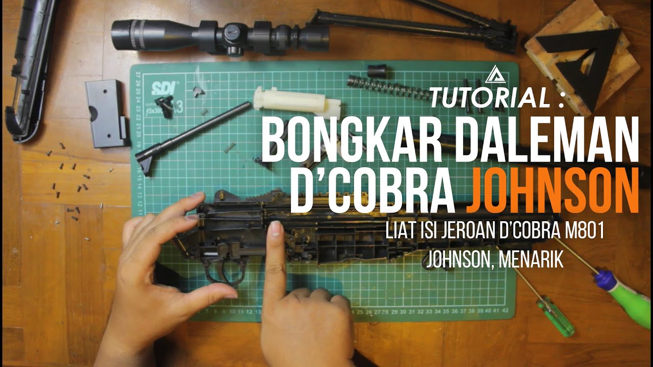 Bongkar Jeroan D'Cobra M801 (Johnson 1941) | Indonesia