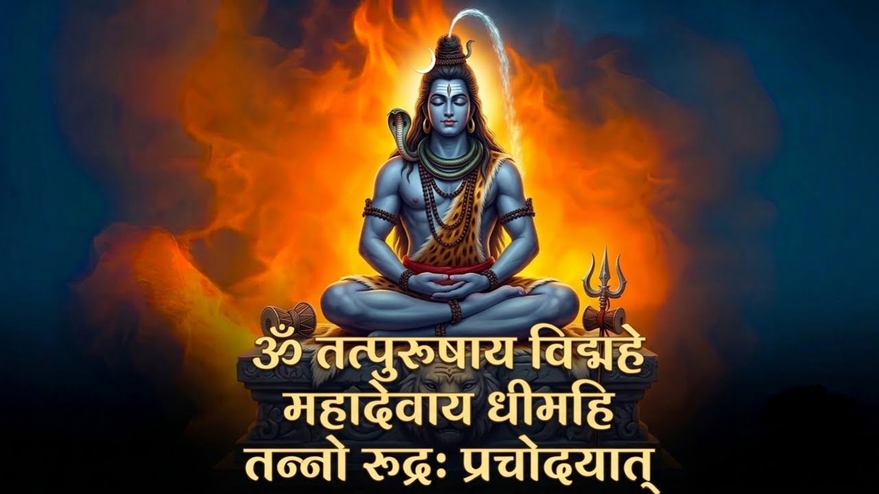 ॐ तत्पुरुषाय विद्महे | शिव गायत्री मंत्र | Shiv Gayatri Mantra Chant for Peace & Protection