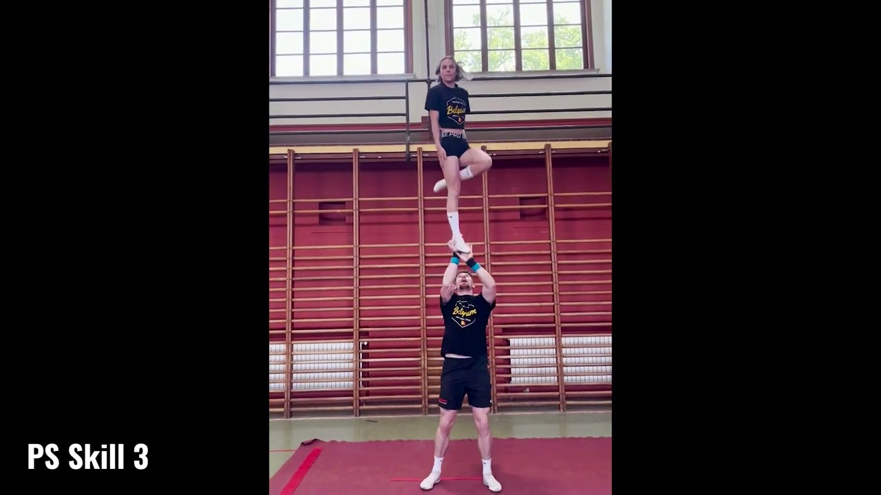 Team Belgium 2023 Tryouts | Partner Stunt Skills and Sequences