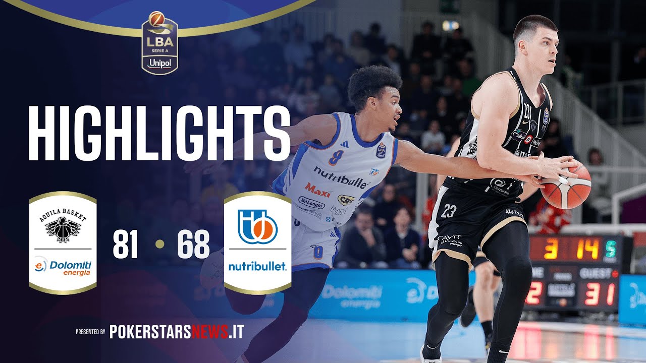 Dolomiti Energia Trentino - Nutribullet TrevisoBasket|PokerstarsNews Highlghts SerieAUnipol2025/2026