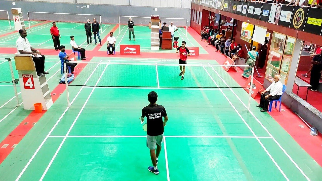 SIDDANTH GUPTA vs RITHWIK SANJEEVI Finals 2nd Set Men Singles TN State Senior Badminton Championship