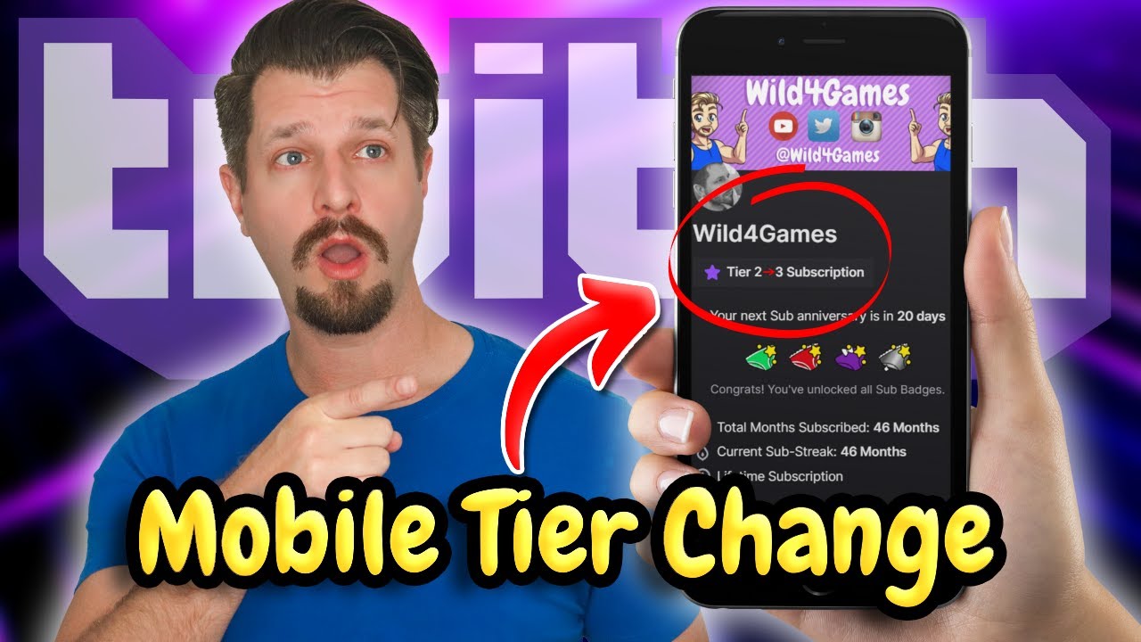 Change, Upgrade or Downgrade Sub Tiers On Twitch Mobile (iOS/Android)