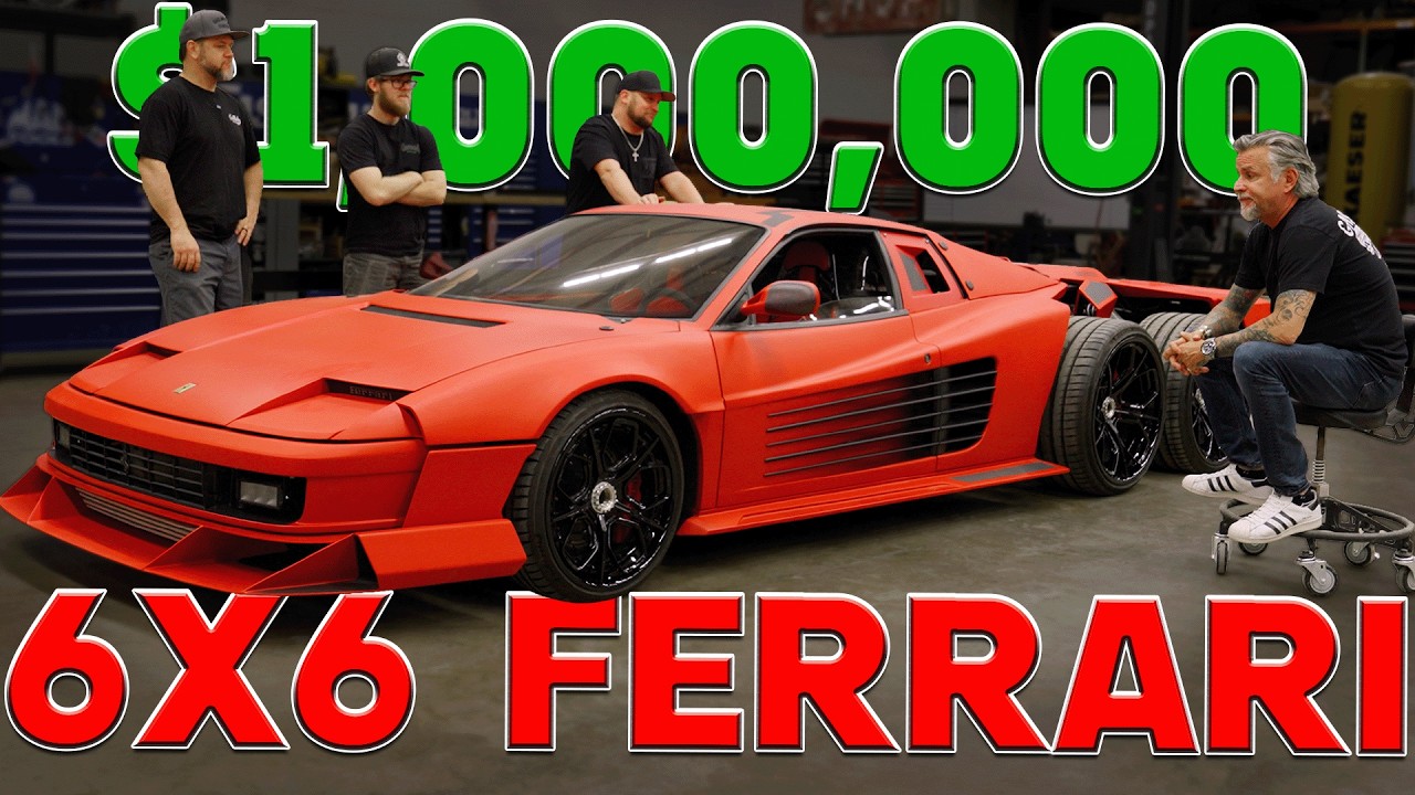 Rebuilding A $1,000,000 6x6 Ferrari Testarossa
