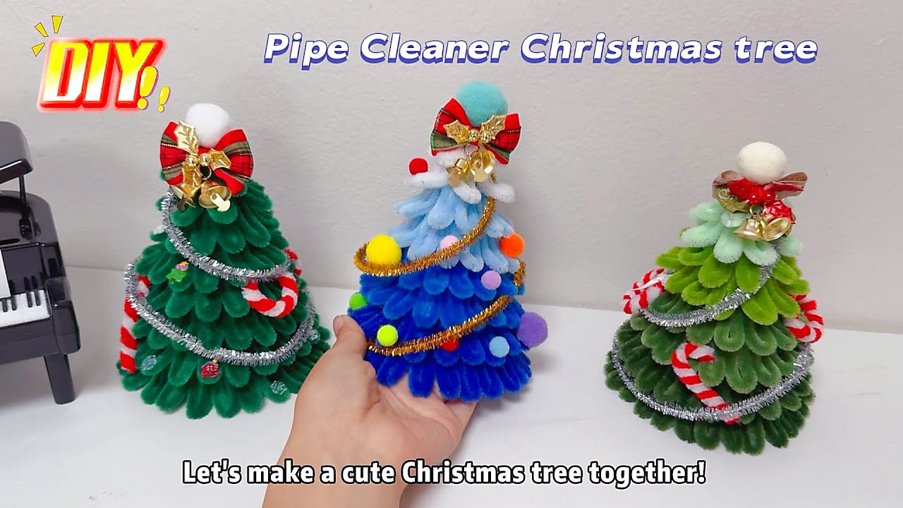 Easy Pipe Cleaner Christmas Tree Tutorial 🌟 Fun & Beginner Friendly Craft