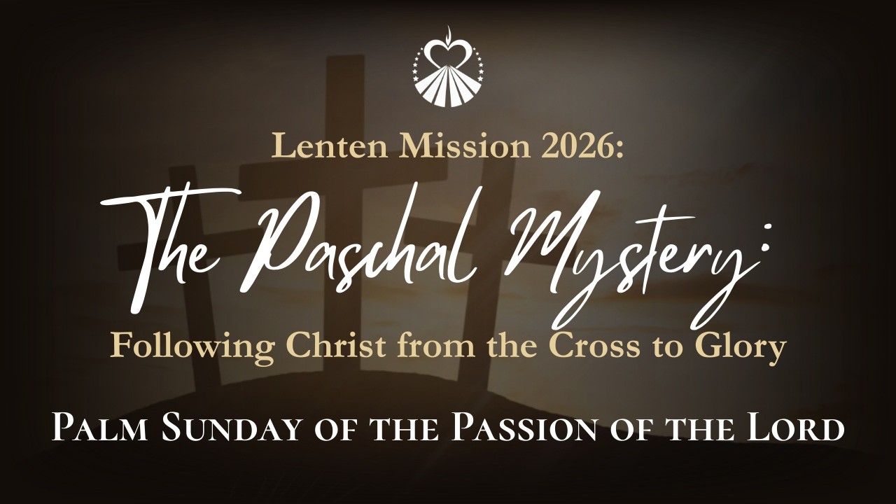 Lenten Mission 2026 Week 1 Palm Sunday Father Seibt