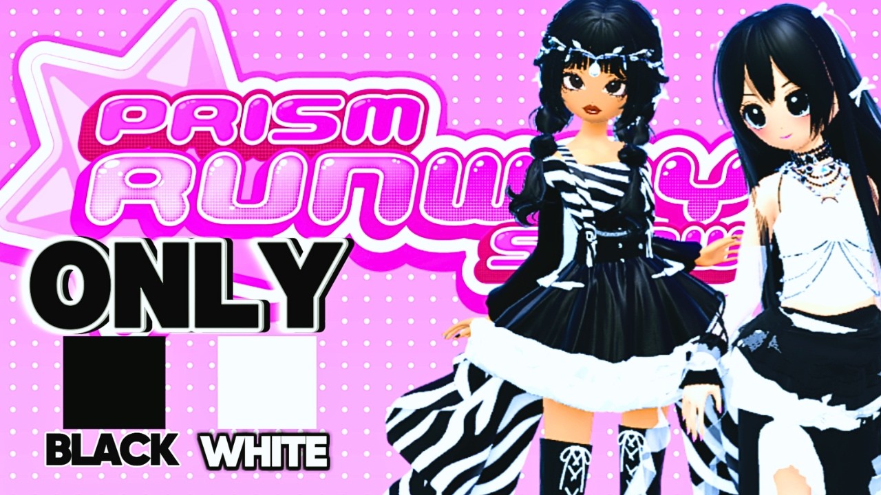 Black & White ONLY Challenge in Roblox Prism Runway… BAD IDEA 😭