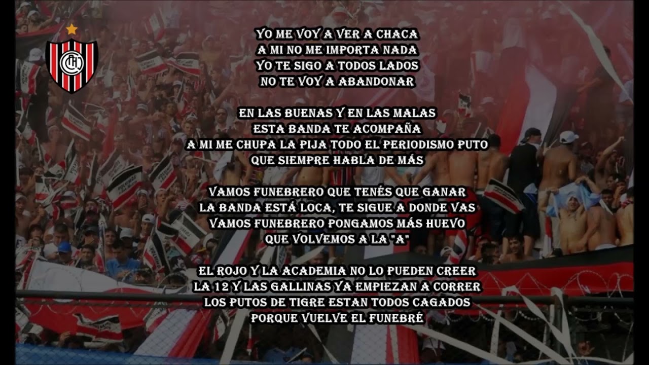 Chacarita Jrs | Vamos Funebrero que tenés que ganar