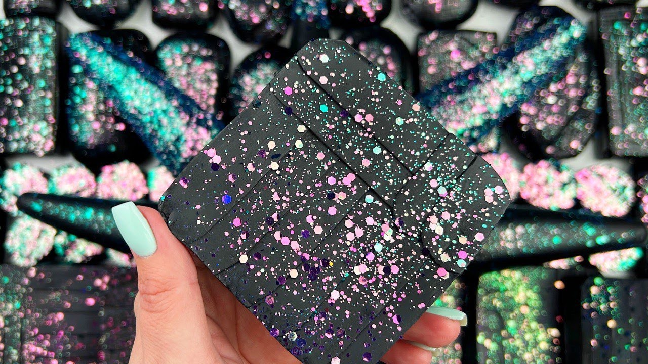 Compilation set★ASMR SOAP★Crushing soap★Cutting soap cubes★FOAM&GLITTER&STARCH★@AllaAsmr