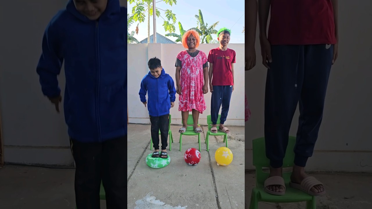 Pecah balon lucu 😂🤣
