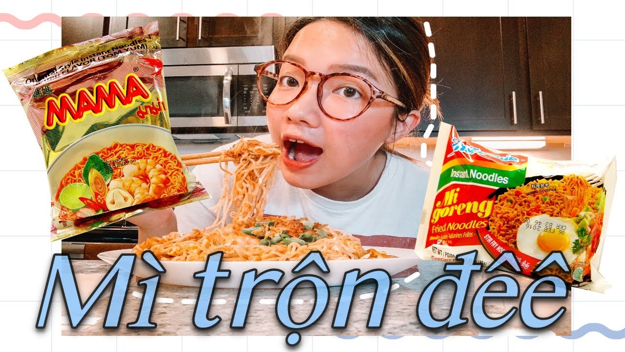 🍜 M&Igrave; G&Oacute;I TRỘN NGON XUẤT SẮC 😋 khuya r&ugrave;i coi video n&agrave;y để tăng th&ecirc;m độ đ&oacute;i bụng nha =))) | Diane Le