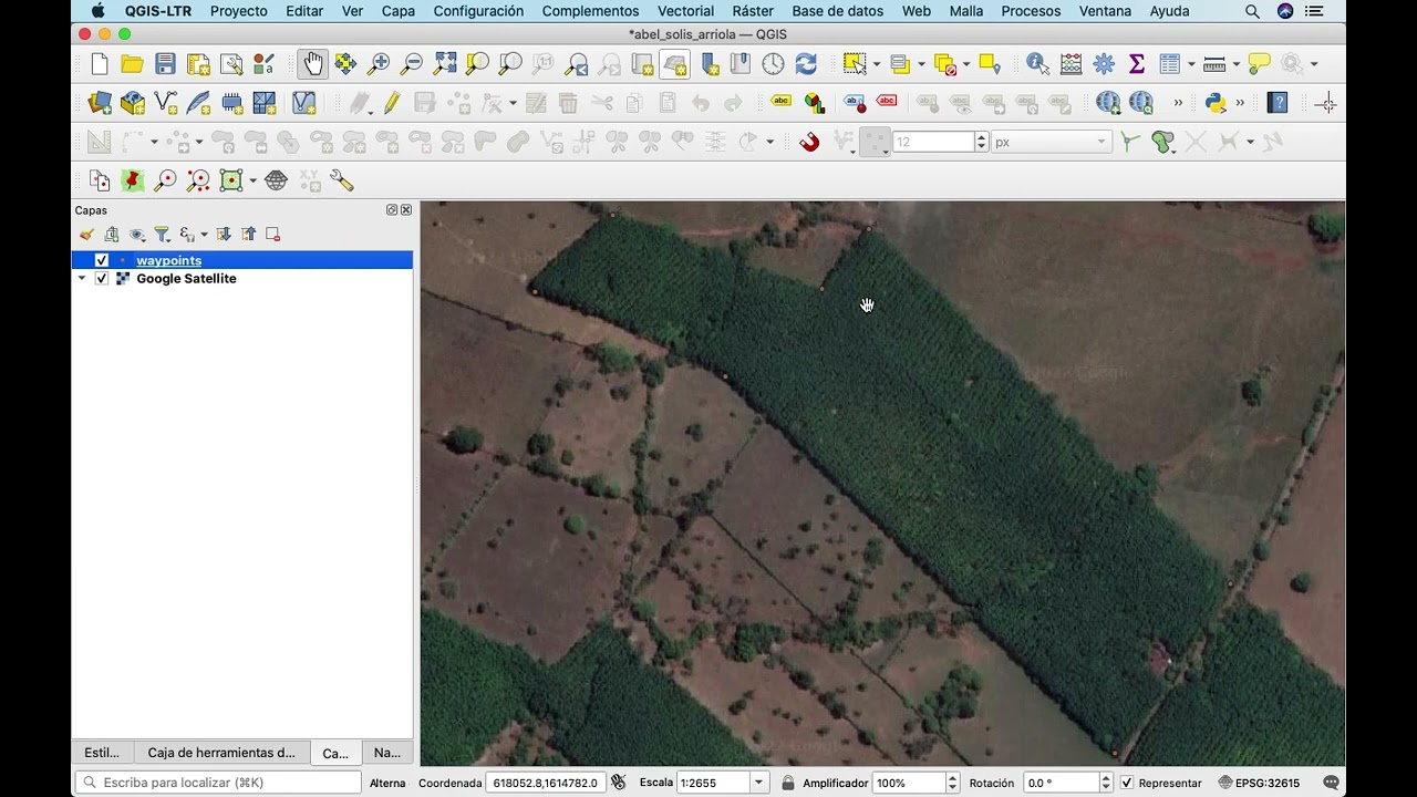 Elaborar mapa en QGIS desde 