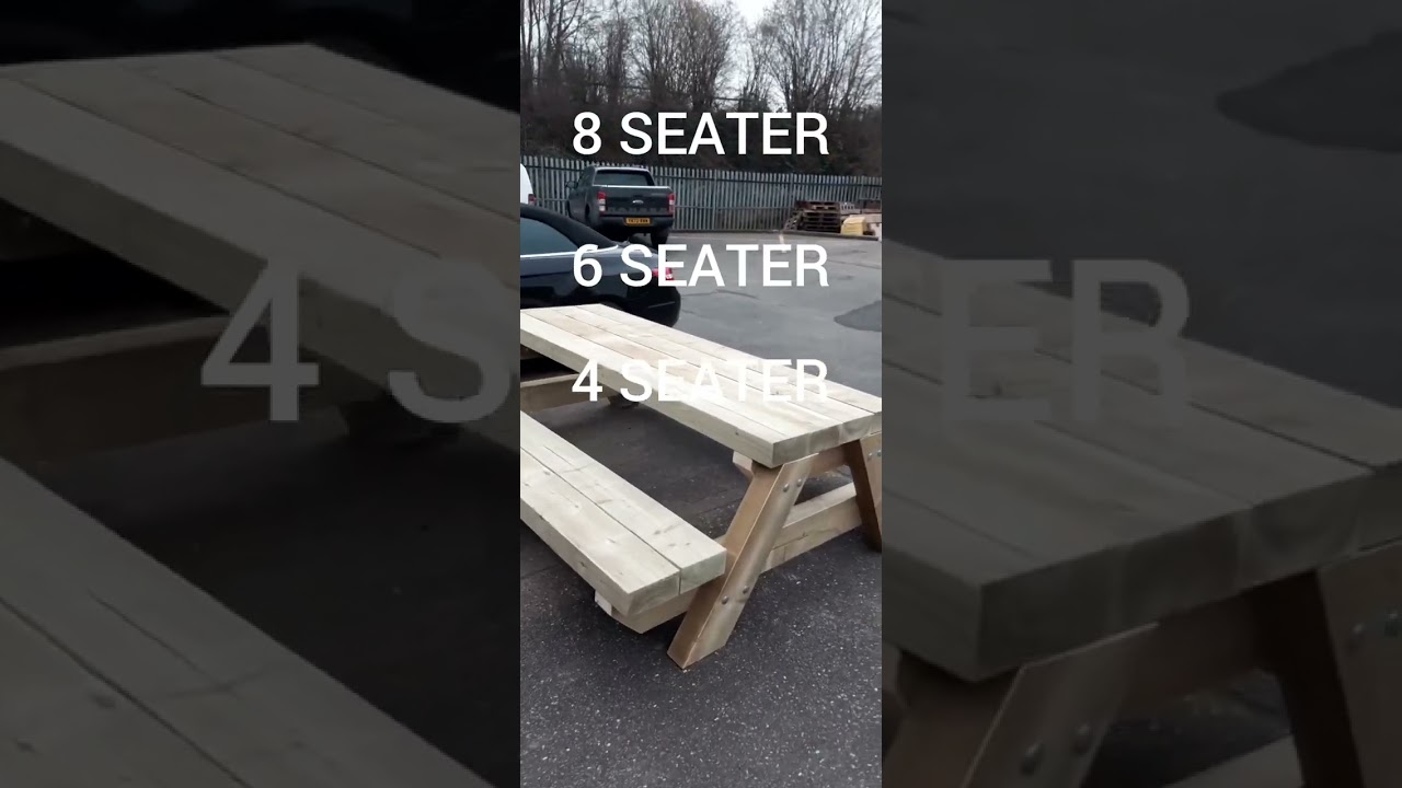 8 seater sleeper picnic bench