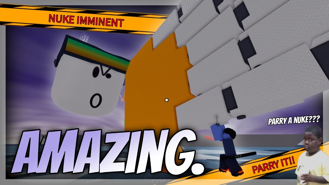 so we parrying nukes now... | This Roblox Game is Actually Amazing...