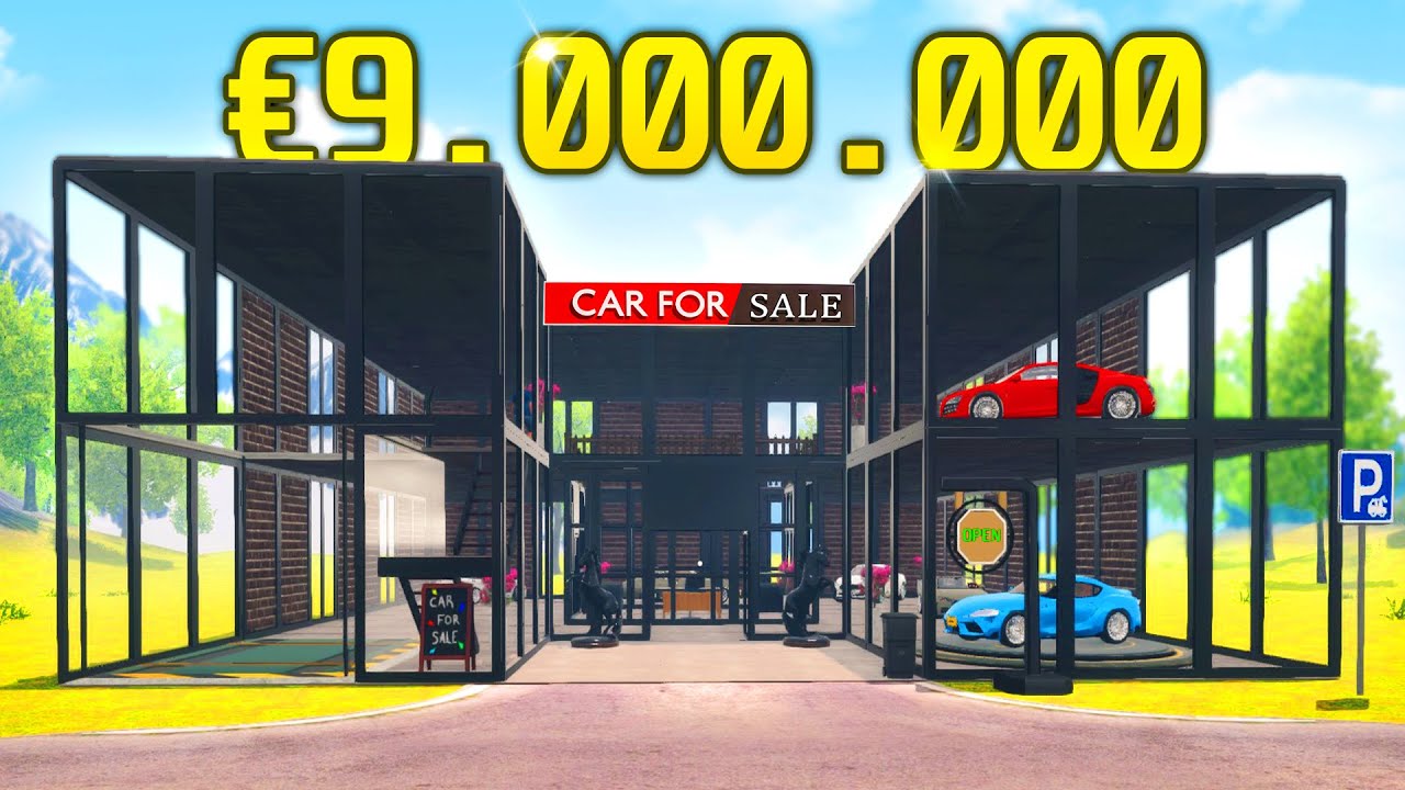 Ik BOUW een €9.000.000 MEGA SHOWROOM in Car For Sale!