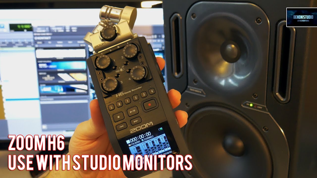 ZOOM H6 | USE WITH STUDIO MONITORS/SPEAKERS