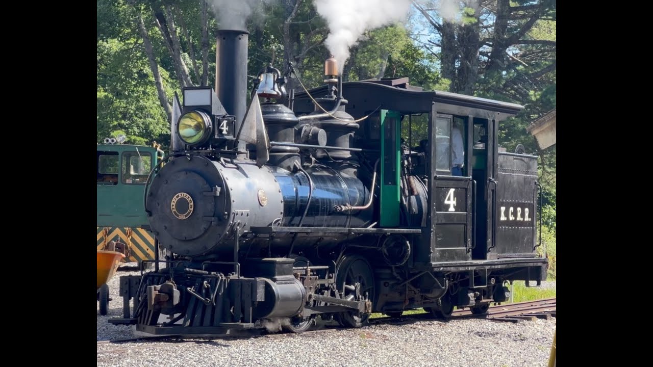 Wiscasset, Waterville & Farmington Narrow-Gauge Railroad in Alna, Maine
