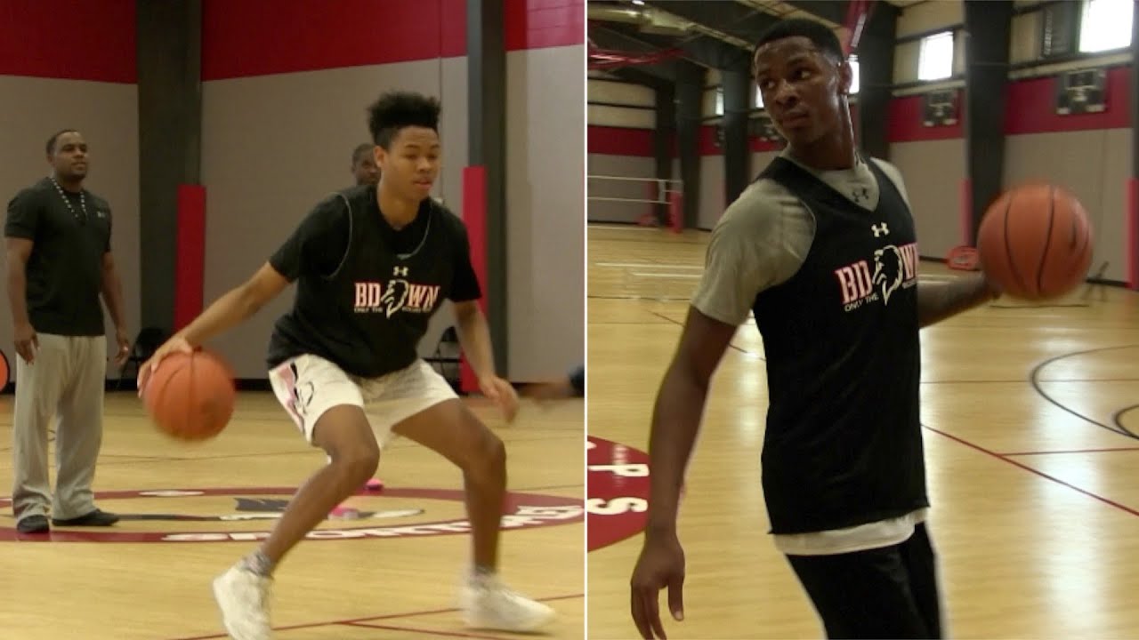 Anfernee Simons & Elijah Weaver Team Breakdown Scrimmage / Practice For 2017 UA Finals!!