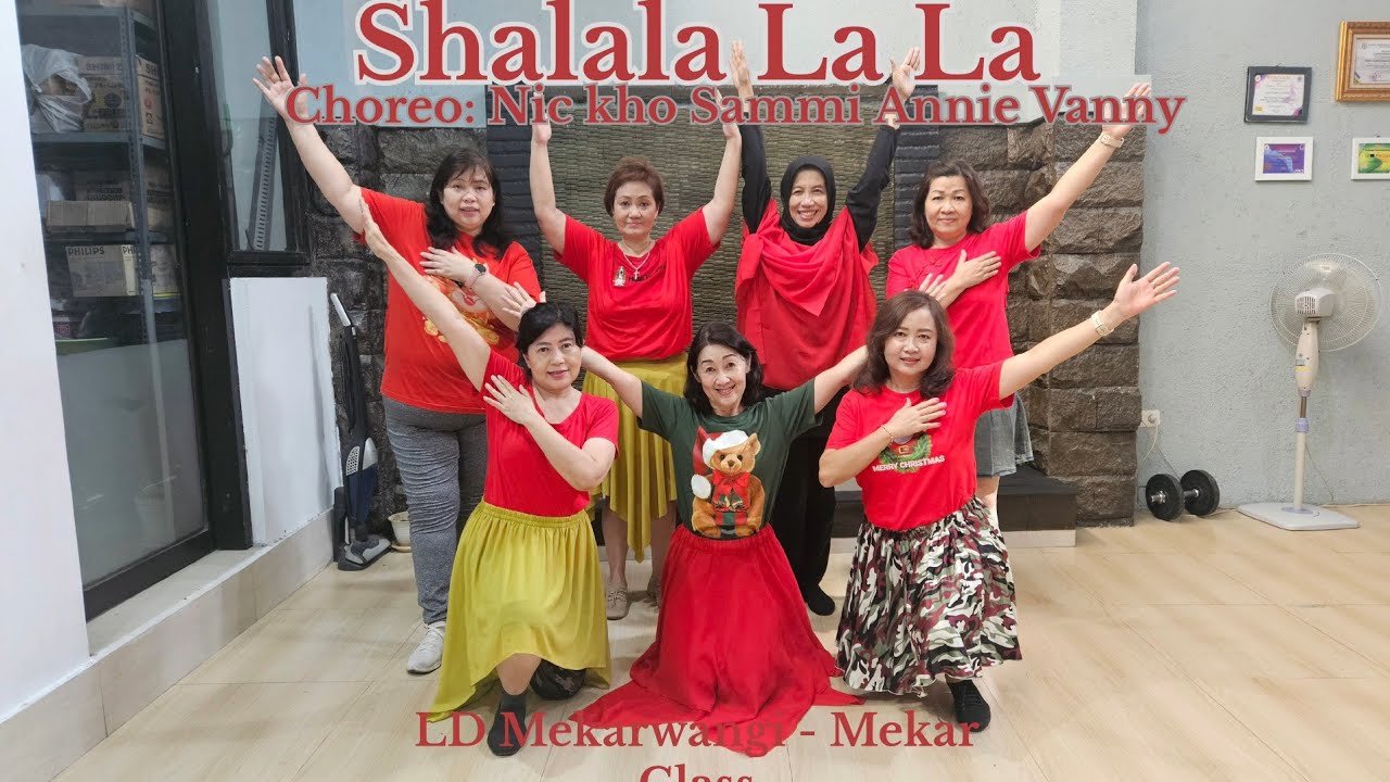 Shalala La La Line Dance | Choreo: Nic Kho Sammi Annie Vanny | Demo: Mekar Class #ldmekarwangi 
