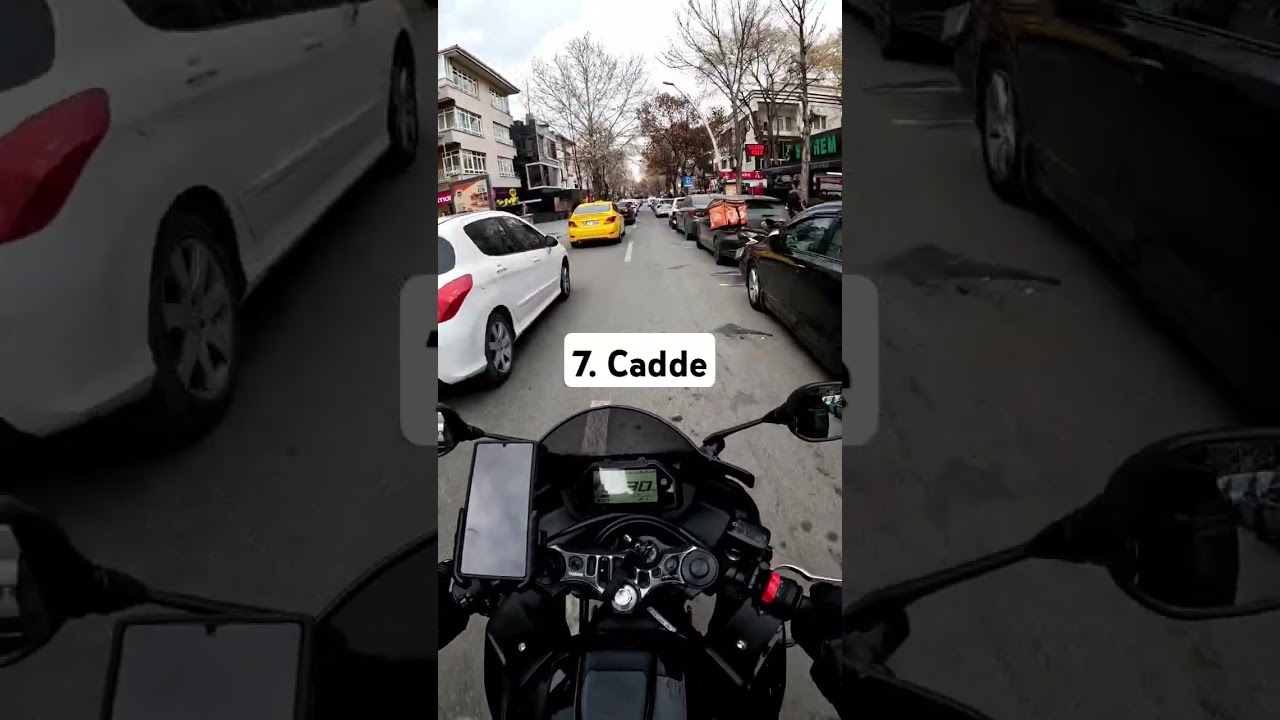 7. Cadde #Ankara #motovlog #r25 #bahcelievler #trafic